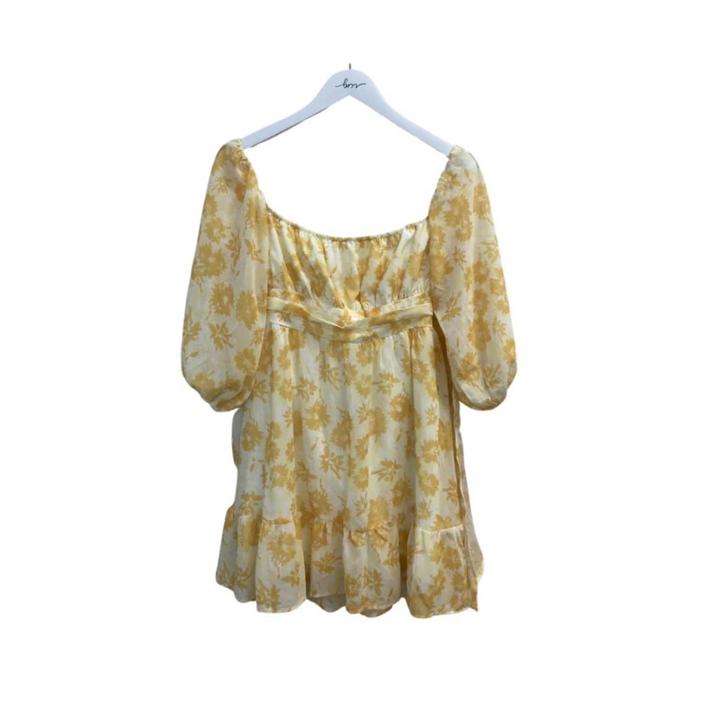 C+D+M Dress Yellow Size M NWT